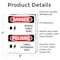 Signmission Cable Buried Here Bilingual, 5 in W x Rectangle, Vinyl Decal OS-2PACK-DS-D-57-VS-1051 - alternate 3
